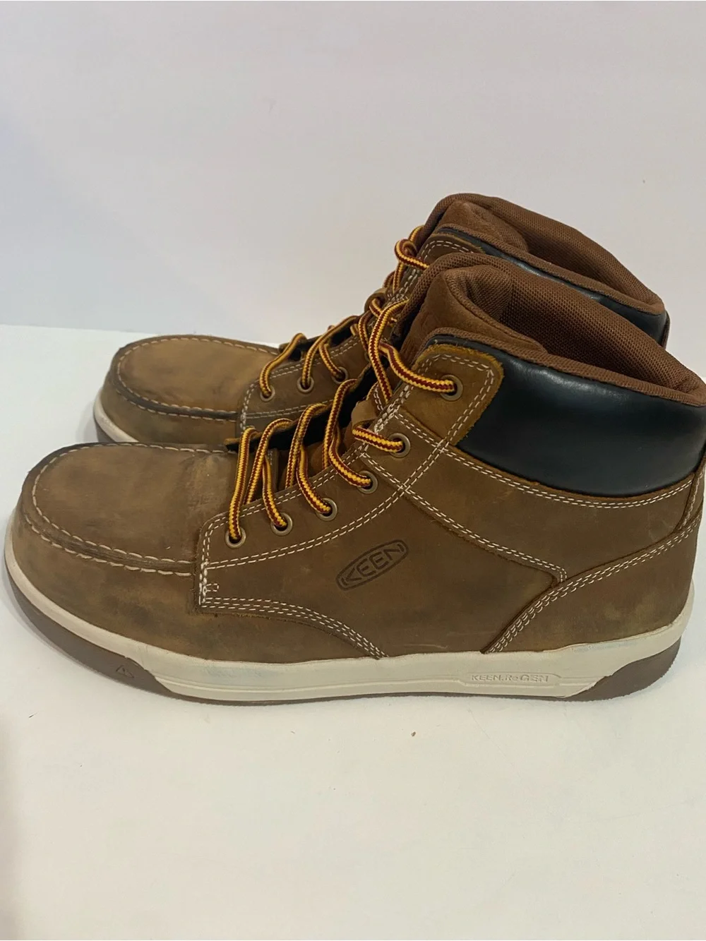 KEEN Utility Gibson Waterproof Work Boots (Carbon Toe) Size 11.5 D